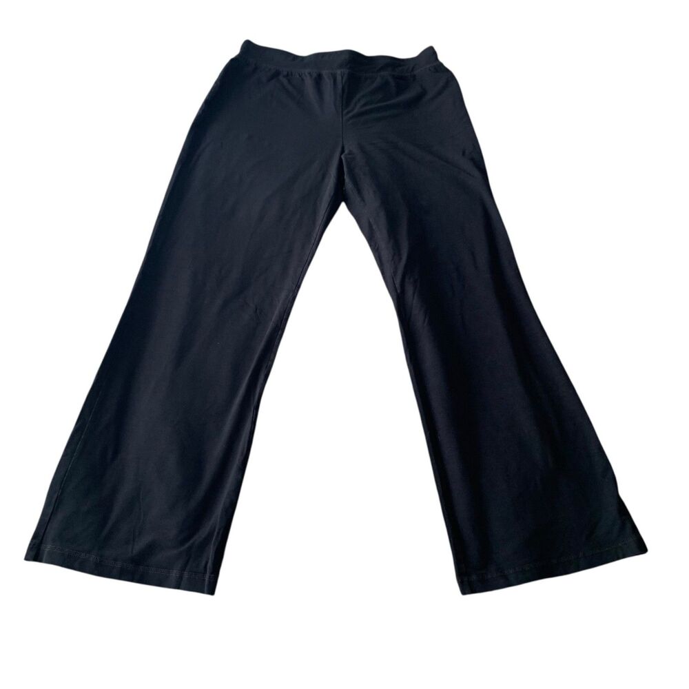 LL Bean Womens Black performance Leggings Athleisure Activewear M Outdoors Hike